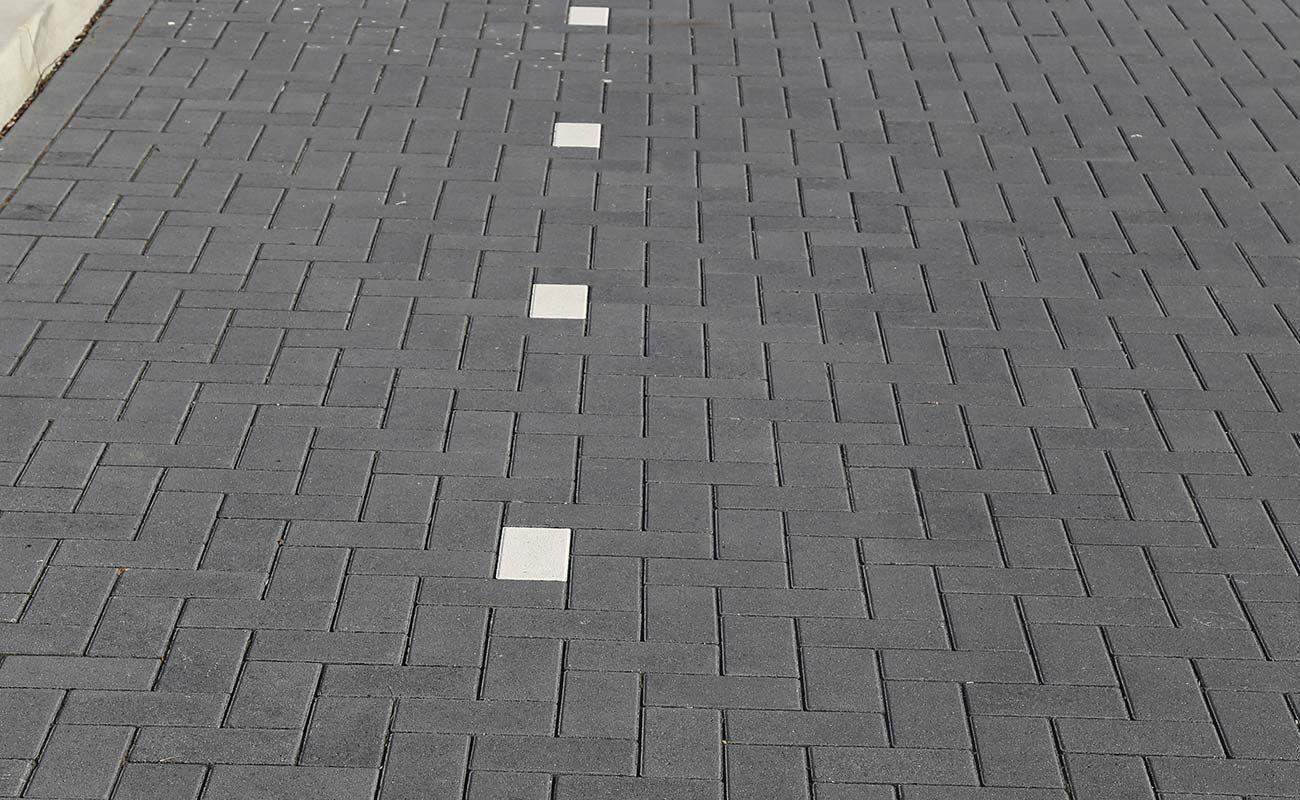 Rechteck Pflaster in verschiedenen Farben und Größen