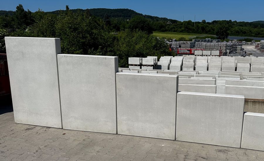 Mauerwinkel aus eigener Produktion