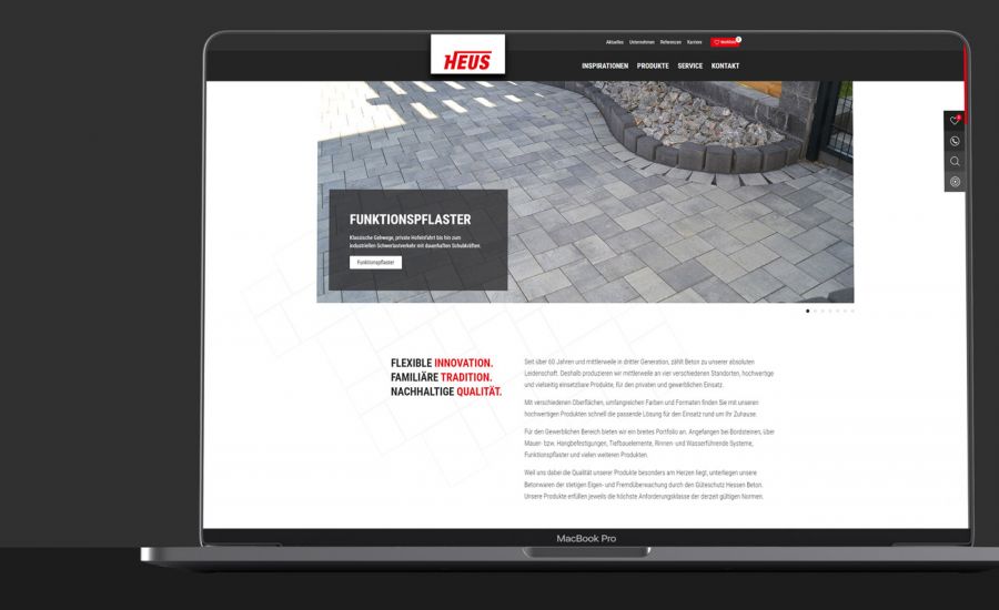 Neue HEUS-Website